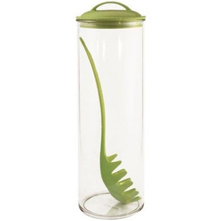 Reston Lloyd Reston Lloyd 11791 Acrylic Spaghetti Jar & Fork - Lime 11791